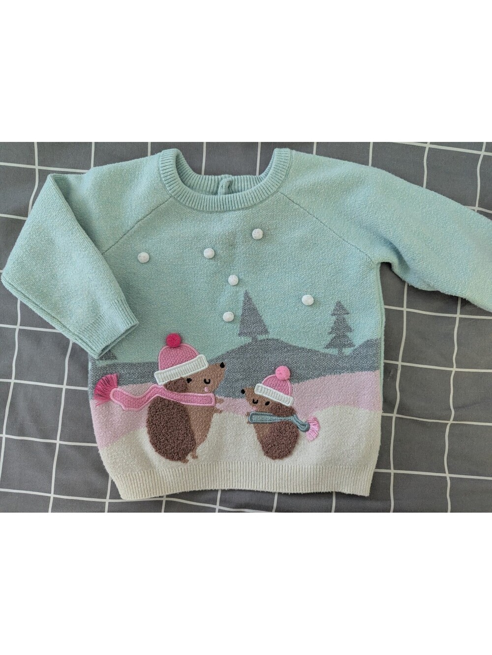 John Lewis hedgehogs sweater